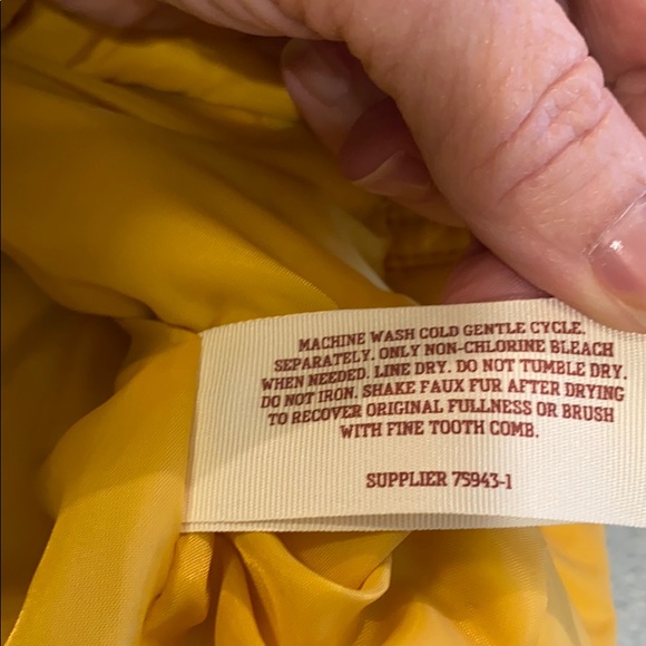 Arizona Jeans Co puff coat w/ fur lined hood - Picture 6 of 7